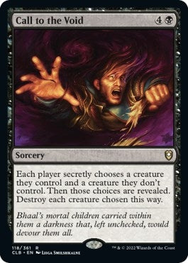 Image for Call to the Void (118) [Commander Legends: Battle for Baldur's Gate]