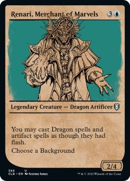 Image for Renari, Merchant of Marvels (Showcase) (386) [Commander Legends: Battle for Baldur's Gate]