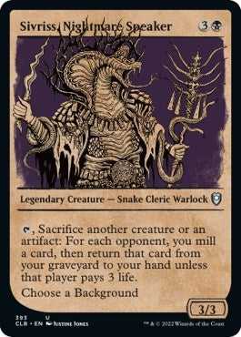 Image for Sivriss, Nightmare Speaker (Showcase) (393) [Commander Legends: Battle for Baldur's Gate]
