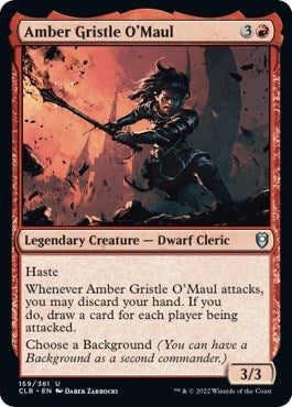 Image for Amber Gristle O'Maul (159) [Commander Legends: Battle for Baldur's Gate]