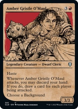 Image for Amber Gristle O'Maul (Showcase) (395) [Commander Legends: Battle for Baldur's Gate]