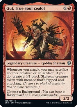 Image for Gut, True Soul Zealot (180) [Commander Legends: Battle for Baldur's Gate]