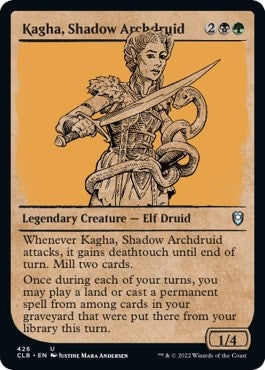 Image for Kagha, Shadow Archdruid (Showcase) (426) [Commander Legends: Battle for Baldur's Gate]