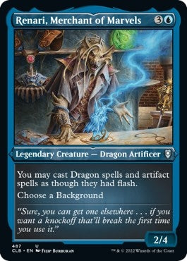Image for Renari, Merchant of Marvels (Foil Etched) (487) [Commander Legends: Battle for Baldur's Gate]
