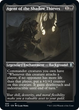 Image for Agent of the Shadow Thieves (Foil Etched) (493) [Commander Legends: Battle for Baldur's Gate]