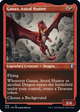 Image for Ganax, Astral Hunter (Foil Etched) (504) [Commander Legends: Battle for Baldur's Gate]