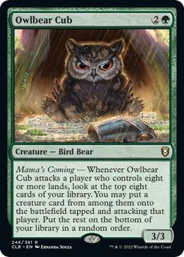 Image for Owlbear Cub (246) [Commander Legends: Battle for Baldur's Gate]