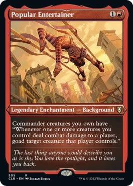 Image for Popular Entertainer (Foil Etched) (509) [Commander Legends: Battle for Baldur's Gate]