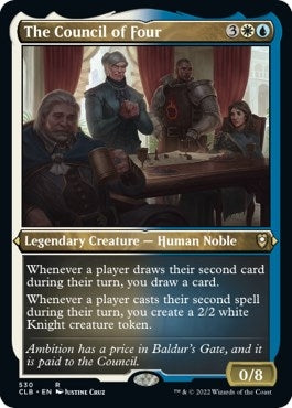 Image for The Council of Four (Foil Etched) (530) [Commander Legends: Battle for Baldur's Gate]
