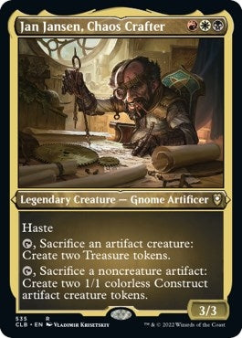 Image for Jan Jansen, Chaos Crafter (Foil Etched) (535) [Commander Legends: Battle for Baldur's Gate]