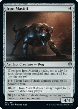 Image for Iron Mastiff (317) [Commander Legends: Battle for Baldur's Gate]