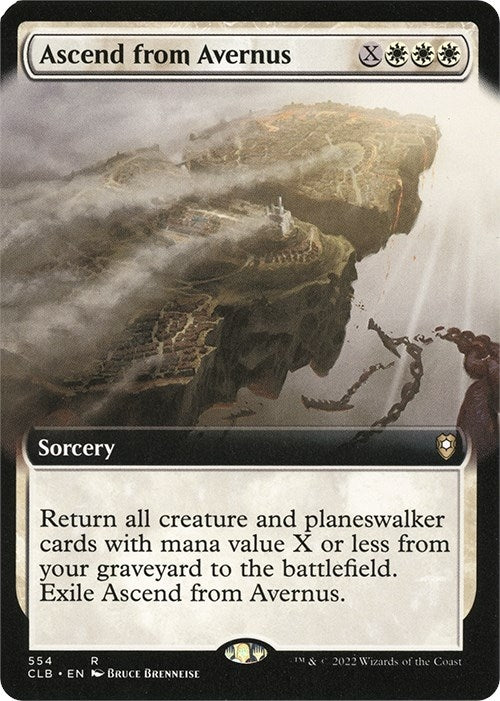 Image for Ascend from Avernus (Extended Art) (554) [Commander Legends: Battle for Baldur's Gate]
