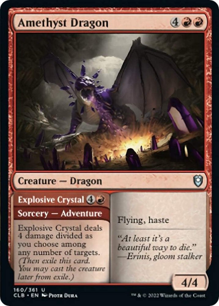 Image for Amethyst Dragon (160) [Commander Legends: Battle for Baldur's Gate]