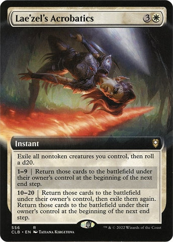 Image for Lae'zel's Acrobatics (Extended Art) (556) [Commander Legends: Battle for Baldur's Gate]
