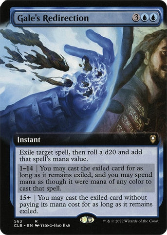 Image for Gale's Redirection (Extended Art) (563) [Commander Legends: Battle for Baldur's Gate]