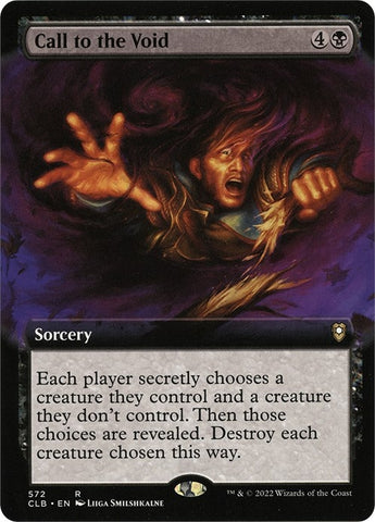 Image for Call to the Void (Extended Art) (572) [Commander Legends: Battle for Baldur's Gate]