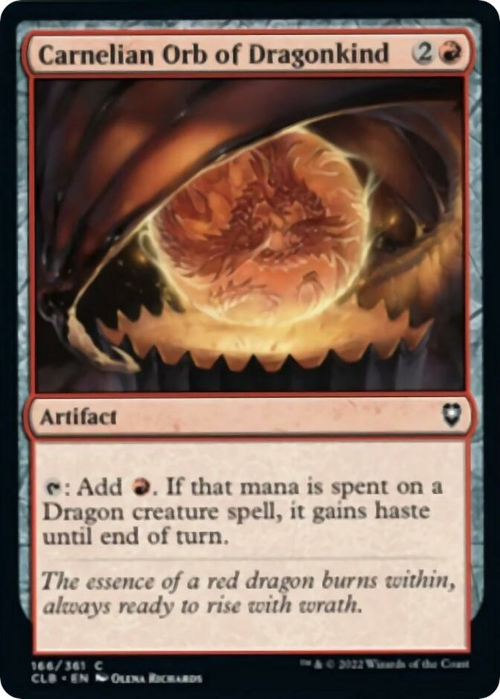 Image for Carnelian Orb of Dragonkind (166) [Commander Legends: Battle for Baldur's Gate]