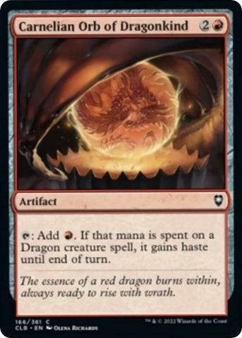 Image for Carnelian Orb of Dragonkind (166) [Commander Legends: Battle for Baldur's Gate]