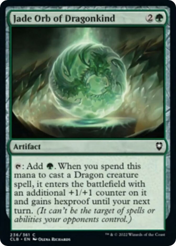 Image for Jade Orb of Dragonkind (236) [Commander Legends: Battle for Baldur's Gate]