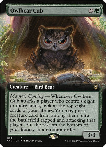 Image for Owlbear Cub (Extended Art) (592) [Commander Legends: Battle for Baldur's Gate]