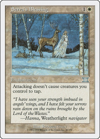Image for Serra's Blessing (42) - Magic: The Gathering