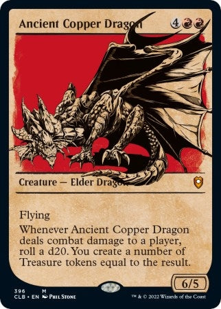Image for Ancient Copper Dragon (Showcase) (396) [Commander Legends: Battle for Baldur's Gate]