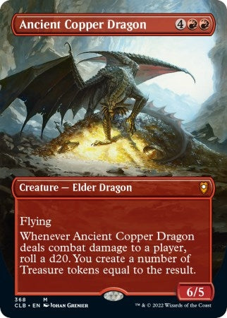 Image for Ancient Copper Dragon (Borderless) (368) [Commander Legends: Battle for Baldur's Gate]