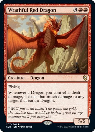 Image for Wrathful Red Dragon (207) [Commander Legends: Battle for Baldur's Gate]