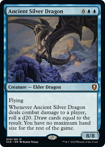 Image for Ancient Silver Dragon (56) [Commander Legends: Battle for Baldur's Gate]