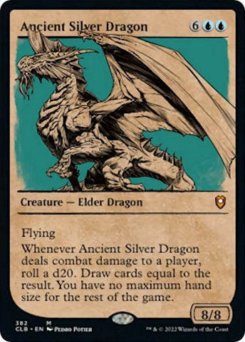 Image for Ancient Silver Dragon (Showcase) (382) [Commander Legends: Battle for Baldur's Gate]