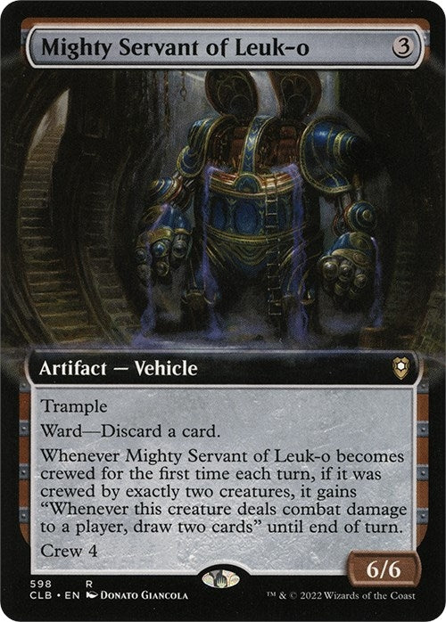 Image for Mighty Servant of Leuk-o (Extended Art) (598) [Commander Legends: Battle for Baldur's Gate]