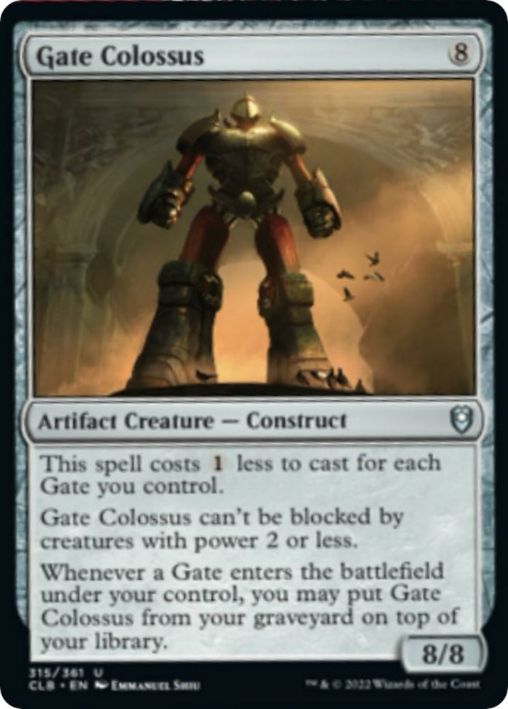 Image for Gate Colossus (315) [Commander Legends: Battle for Baldur's Gate]