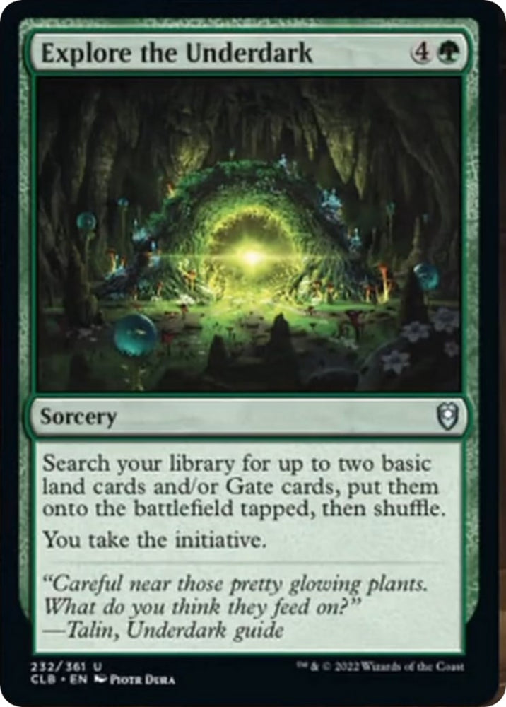 Image for Explore the Underdark (232) [Commander Legends: Battle for Baldur's Gate]