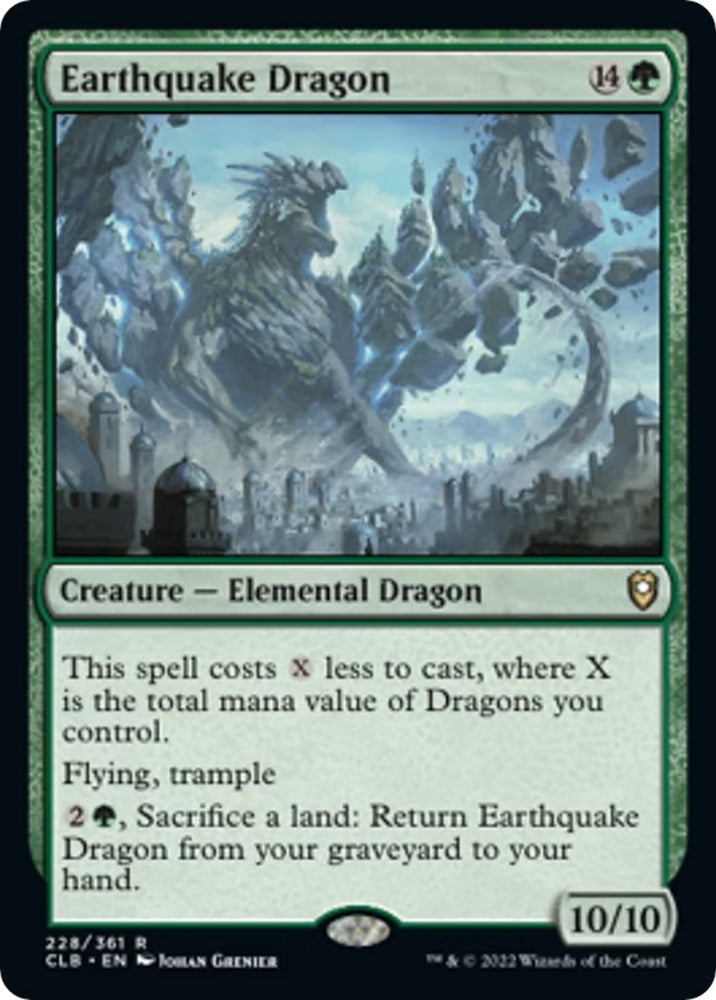 Image for Earthquake Dragon (228) [Commander Legends: Battle for Baldur's Gate]