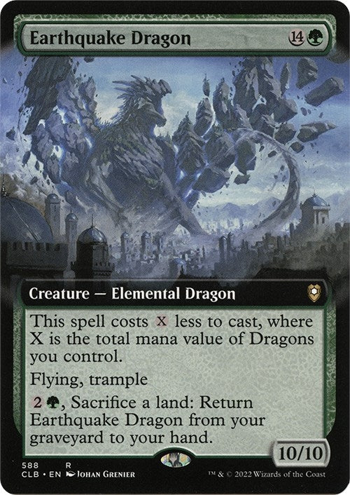 Image for Earthquake Dragon (Extended Art) (588) [Commander Legends: Battle for Baldur's Gate]