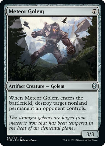 Image for Meteor Golem (323) [Commander Legends: Battle for Baldur's Gate]
