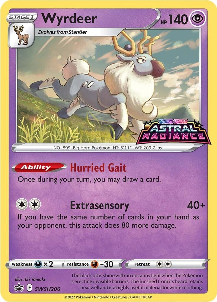Image for Wyrdeer - SWSH206 (SWSH206) [SWSH: Sword & Shield Promo Cards]