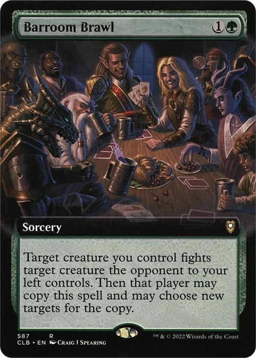 Image for Barroom Brawl (Extended Art) (587) [Commander Legends: Battle for Baldur's Gate]