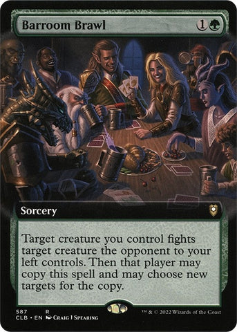 Image for Barroom Brawl (Extended Art) (587) [Commander Legends: Battle for Baldur's Gate]