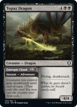 Image for Topaz Dragon (153) [Commander Legends: Battle for Baldur's Gate]