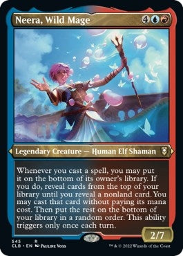 Image for Neera, Wild Mage (Foil Etched) (545) [Commander Legends: Battle for Baldur's Gate]