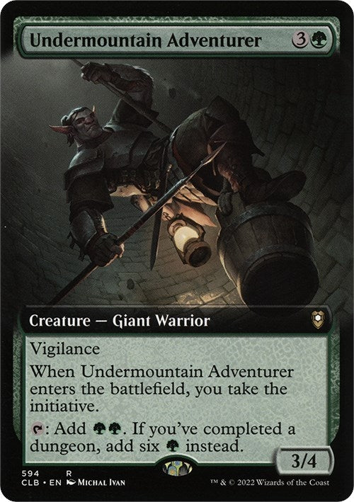 Image for Undermountain Adventurer (Extended Art) (594) [Commander Legends: Battle for Baldur's Gate]