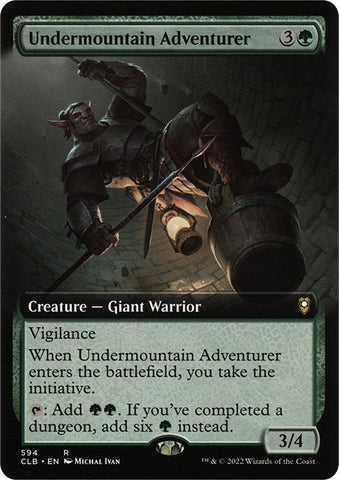 Image for Undermountain Adventurer (Extended Art) (594) [Commander Legends: Battle for Baldur's Gate]