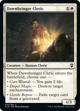 Image for Dawnbringer Cleric (15) [Commander Legends: Battle for Baldur's Gate]
