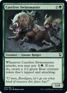 Image for Carefree Swinemaster (219) [Commander Legends: Battle for Baldur's Gate]