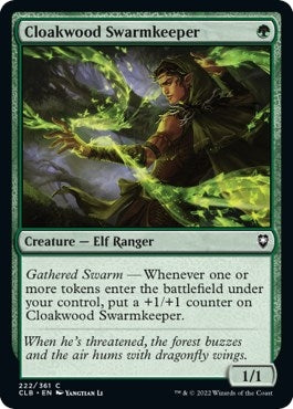 Image for Cloakwood Swarmkeeper (222) [Commander Legends: Battle for Baldur's Gate]