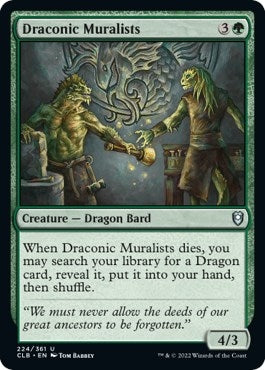 Image for Draconic Muralists (224) [Commander Legends: Battle for Baldur's Gate]