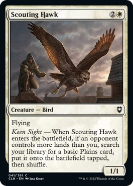 Image for Scouting Hawk (41) [Commander Legends: Battle for Baldur's Gate]