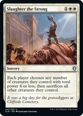 Image for Slaughter the Strong (43) [Commander Legends: Battle for Baldur's Gate]
