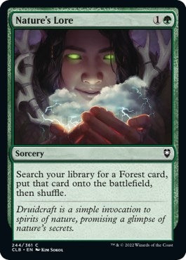 Image for Nature's Lore (244) [Commander Legends: Battle for Baldur's Gate]